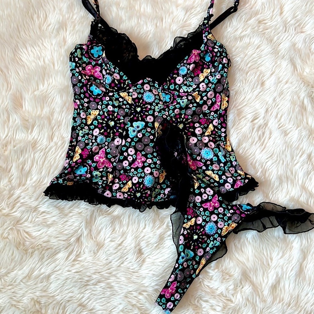 Victoria’s Secret Butterfly Bustier Set